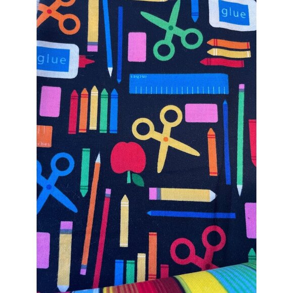 Assorted Cotton Fabric Lot Bundle With Floral & Geometric Prints Less than Yard - Picture 2 of 7